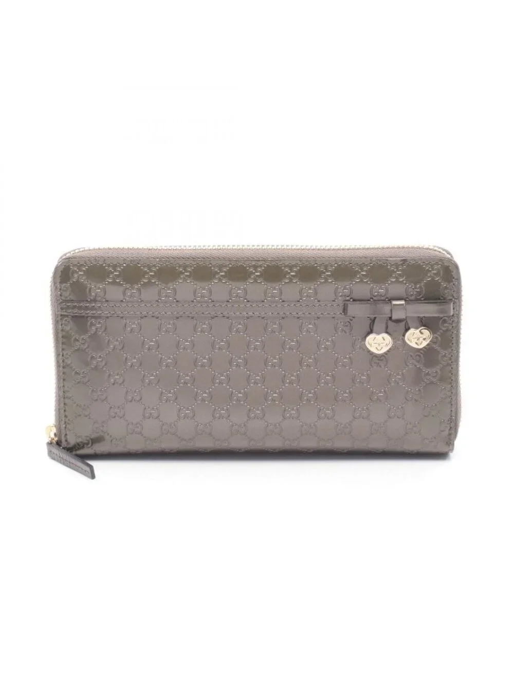 Gucci Wallet Maninebguccissima talekhaki Patent Leather - Picture 1 of 9